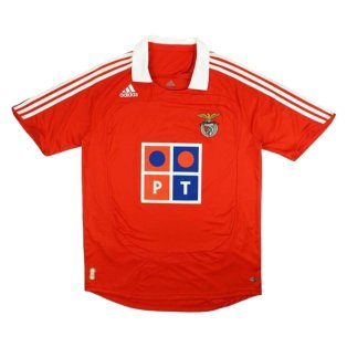 Benfica 2007-08 Home Shirt ((Very Good) M)