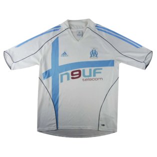 Marseille 2004-05 Home Shirt ((Excellent) L)