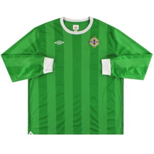 Northern Ireland 2010-12 Long Sleeve Home Shirt ((Good) XL)