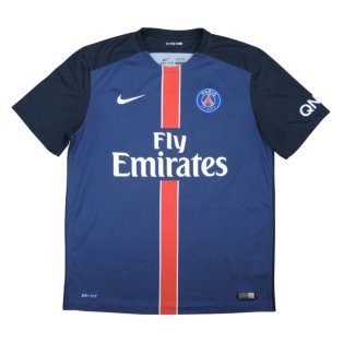 PSG 2015-16 Home Shirt (XL) (Mint)