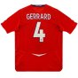 England 2008 Away Shirt (Gerrard #4) ((Excellent) S)