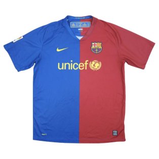 Barcelona 2008-09 Home Shirt (M) (Good)