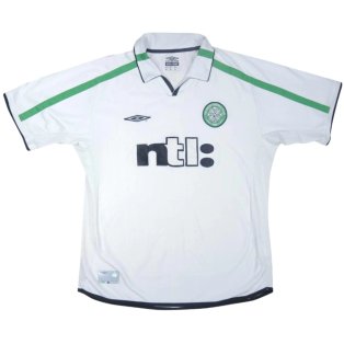 Celtic 2001-02 Away Shirt ((Very Good) XL)