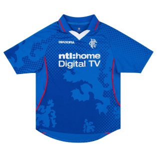 Rangers 2002-03 Home Shirt (L) (Excellent)