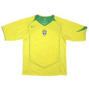 Brazil 2004-06 Home Shirt (XXL) (Mint)