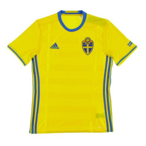 Sweden 2016-17 Home Shirt ((Good) XL)
