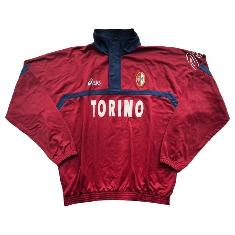 Torino 2001-02 Asics Long Sleeve Drill Top (XL) (Excellent)