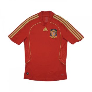 Spain 2008-09 Home Shirt (M) (Good)
