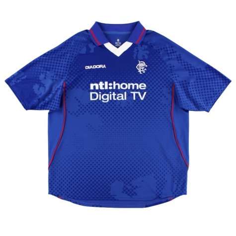 Rangers 2002-2003 Home Shirt (XXL) (Excellent)