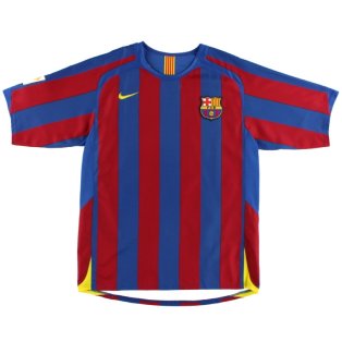 Barcelona 2005-06 Home Shirt (L) (Very Good)