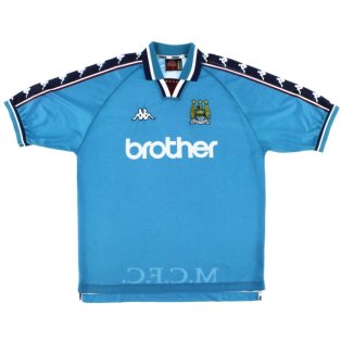 Manchester City 1997-99 Home Shirt (XL) (Very Good)