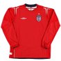 England 2004-2006 Away L/S Shirt (M) (Excellent)