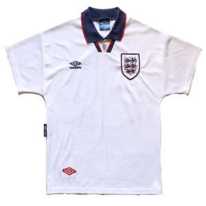 England 1993-1995 Home Shirt (L) (Very Good)