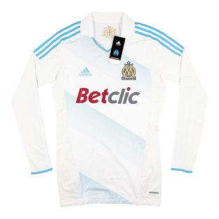 Marseille 2011-12 Player Spec Long Sleeve Home Shirt ((Excellent) L)