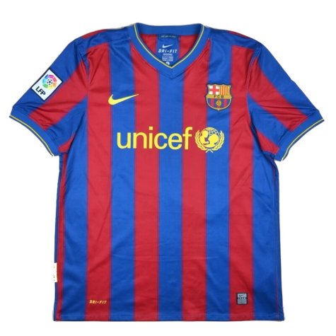 Barcelona 2009-2010 Home Shirt (L) (Very Good)
