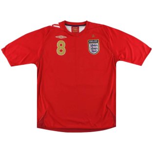 England 2006-08 Away Lampard #8 (XL) (Excellent)