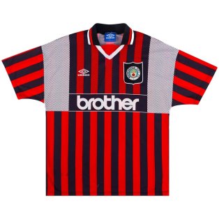 Manchester City 1994-96 Away (XL) (Very Good)