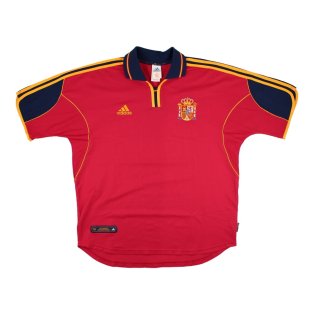 Spain 2000-01 Home Shirt (XLB) (Very Good)