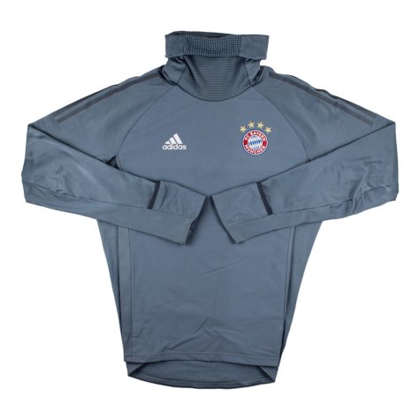 Bayern Munich 2018-19 Adidas Long Sleeve Training Jumper with Snood (M) (Excellent)