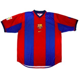 Barcelona 1998-1999 Home Shirt (XL) (Very Good)