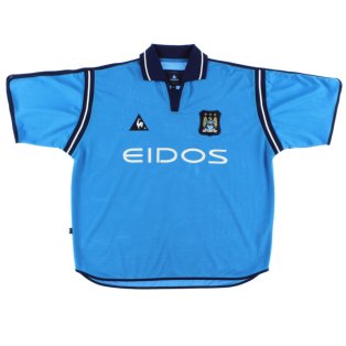 Manchester City 2001-02 Home Shirt (XXL) (Good)