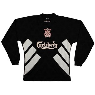 Liverpool 1994-96 Long Sleeve Goalkeeper Home Shirt (M) (Excellent)