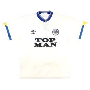 Leeds United 1990-91 Home Shirt (XL) (Excellent)