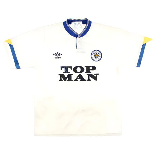 Leeds United 1990-91 Home Shirt (XL) (Excellent)