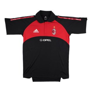 AC Milan 2005-06 Adidas Polo Shirt (S) ((Fair) S)