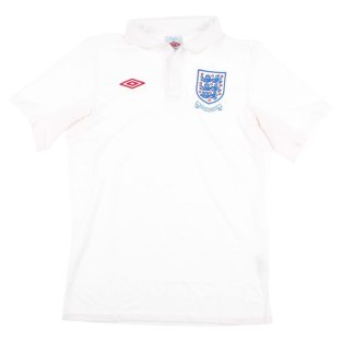 England 2009-10 Home Shirt (With South Africa Badge Detail) (Medium Boy) (Very Good)