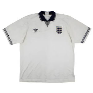 England 1990-92 Home Shirt (L) (Very Good)