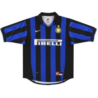 Inter Milan 1998-1999 Home Shirt (M) (Very Good)