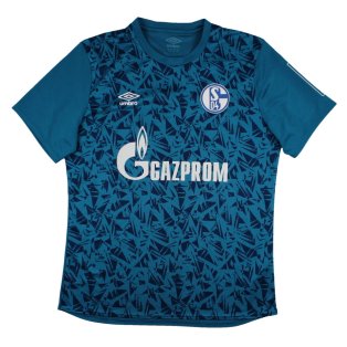 Schalke 2020-21 Umbro Pre-Match Training Shirt (L) (Excellent)