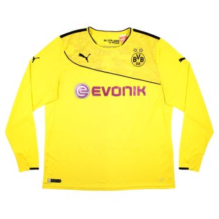 Borussia Dortmund 2013-14 Special Winter Edition Long Sleeve Home Shirt (2XL) (Very Good)