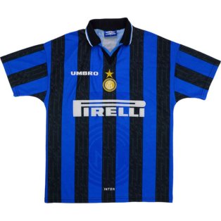 Inter Milan 1997-98 Home Shirt (M) (Excellent)