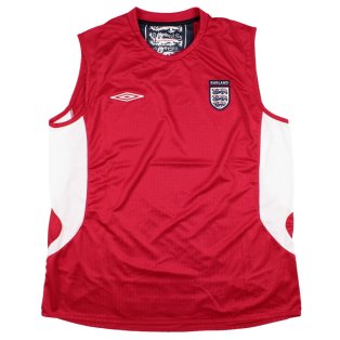 England 2004-06 Umbro Training Vest (XXL) (Excellent)