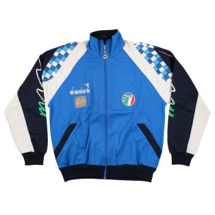 Italy 1990 World Cup Diadora Jacket (L) (Very Good)
