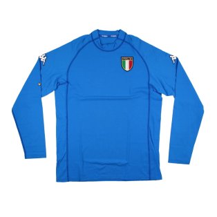 Italy 2000-2002 Home Long Sleeve Shirt (XXL) (Excellent)