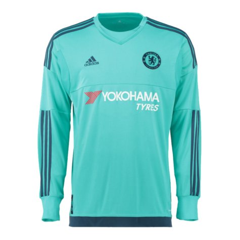 Chelsea 2015-16 Long Sleeve Goalkeeper Home Shirt (M) (Very Good)