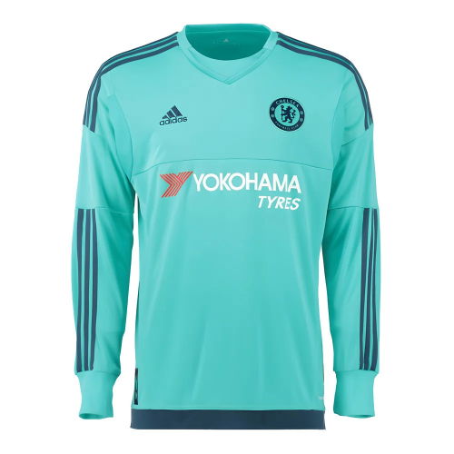Chelsea 2015-16 Long Sleeve Goalkeeper Home Shirt (M) (Very Good)  Chelsea 2015-16 Long Sleeve Goalkeeper Home Shirt (M) (Very Good)