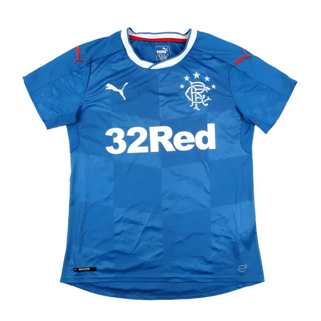 Rangers 2016-18 Women\\\'s Home Shirt (Ladies 12) (Excellent)