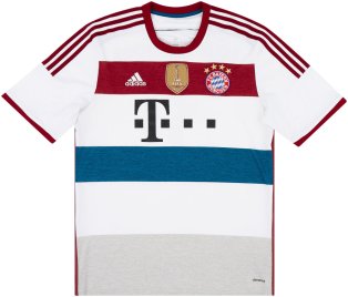 Bayern Munich 2014-15 Away Shirt (WC Patch) (M) (Very Good)