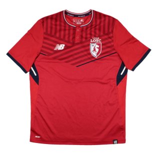 Lille 2017-18 Home Shirt (Sponsorless) (M) (Excellent)