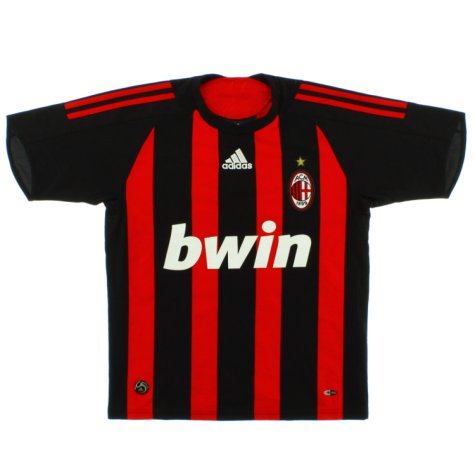 AC Milan 2008-09 Home Shirt (M) (Very Good) [Jm3fVe] - Uksoccershop