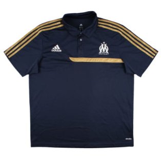 Marseille 2013-2014 Adidas Polo Shirt (XL) (Mint)