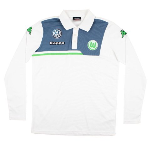 Wolfsburg 2014-15 Long Sleeve Kappa Polo Shirt (M) (Excellent)