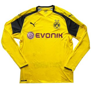 Borussia Dortmund 2016-17 Long Sleeve European Home Shirt (L) (Excellent)