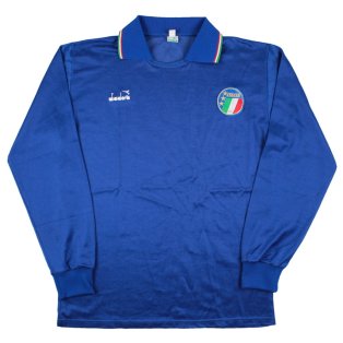 Italy 1988-1990 Home Long Sleeve Shirt (XL) (Excellent)