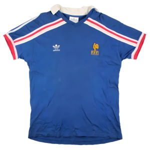 France 1986-90 Home Shirt (L) (Excellent)