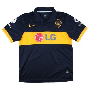 Boca Juniors 2009-10 Home Shirt (M) (Excellent)